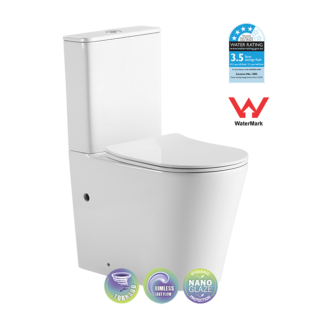 Vera Tornado-Rimless Toilet Suite