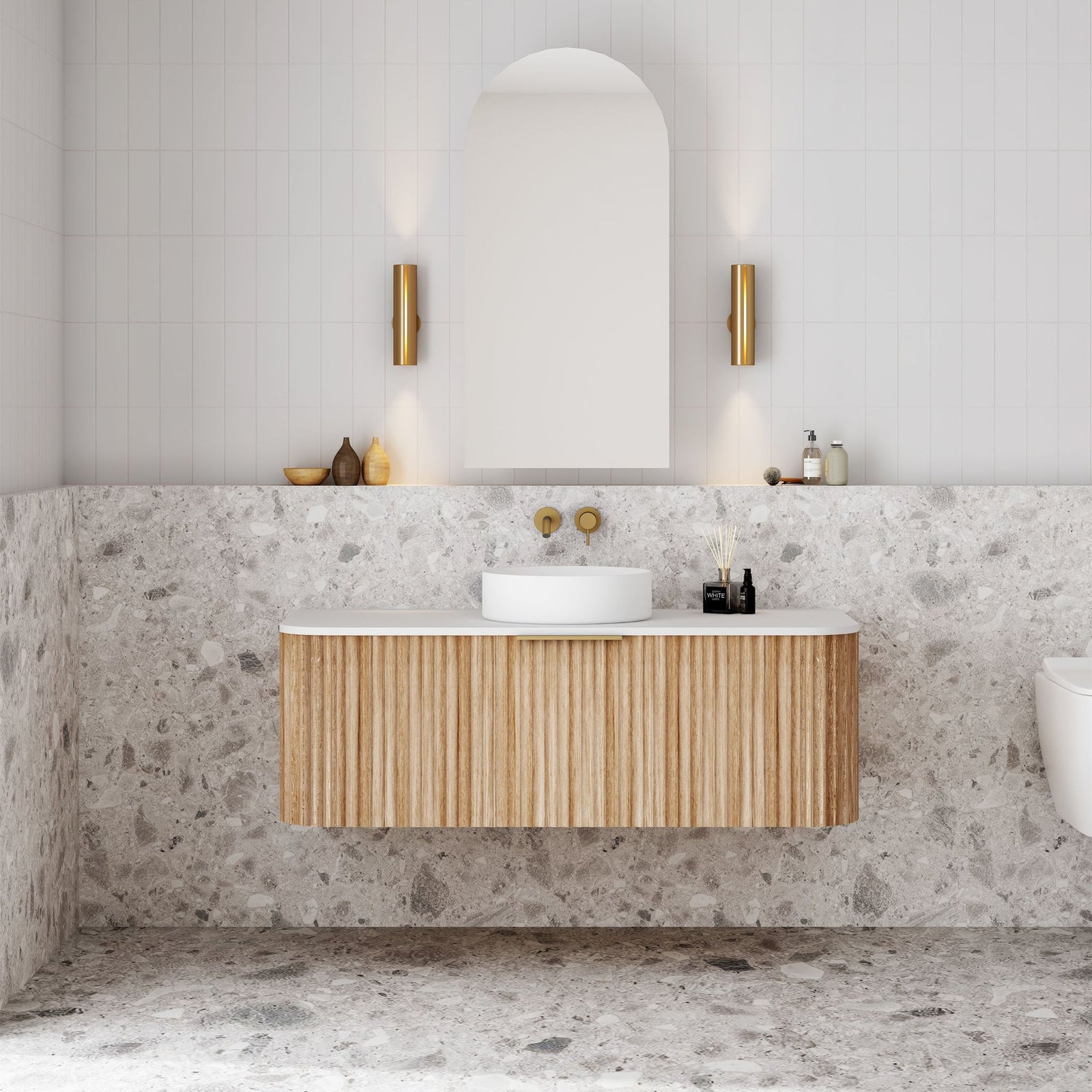 Cassa Design V-Groove wall hung vanity