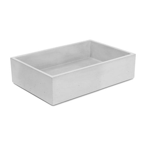 Baby Rectangle Vessel Concrete Basin