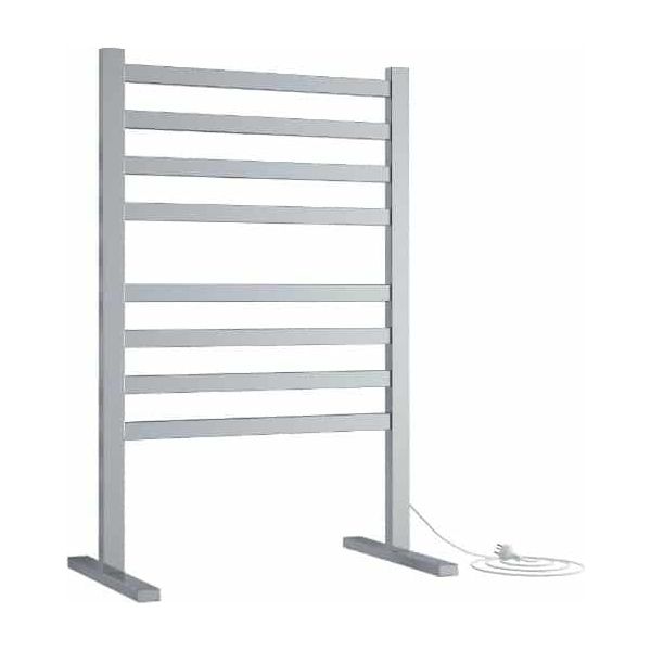 Straight Flat Free Standing Heated Towel Rail Icon Bathware