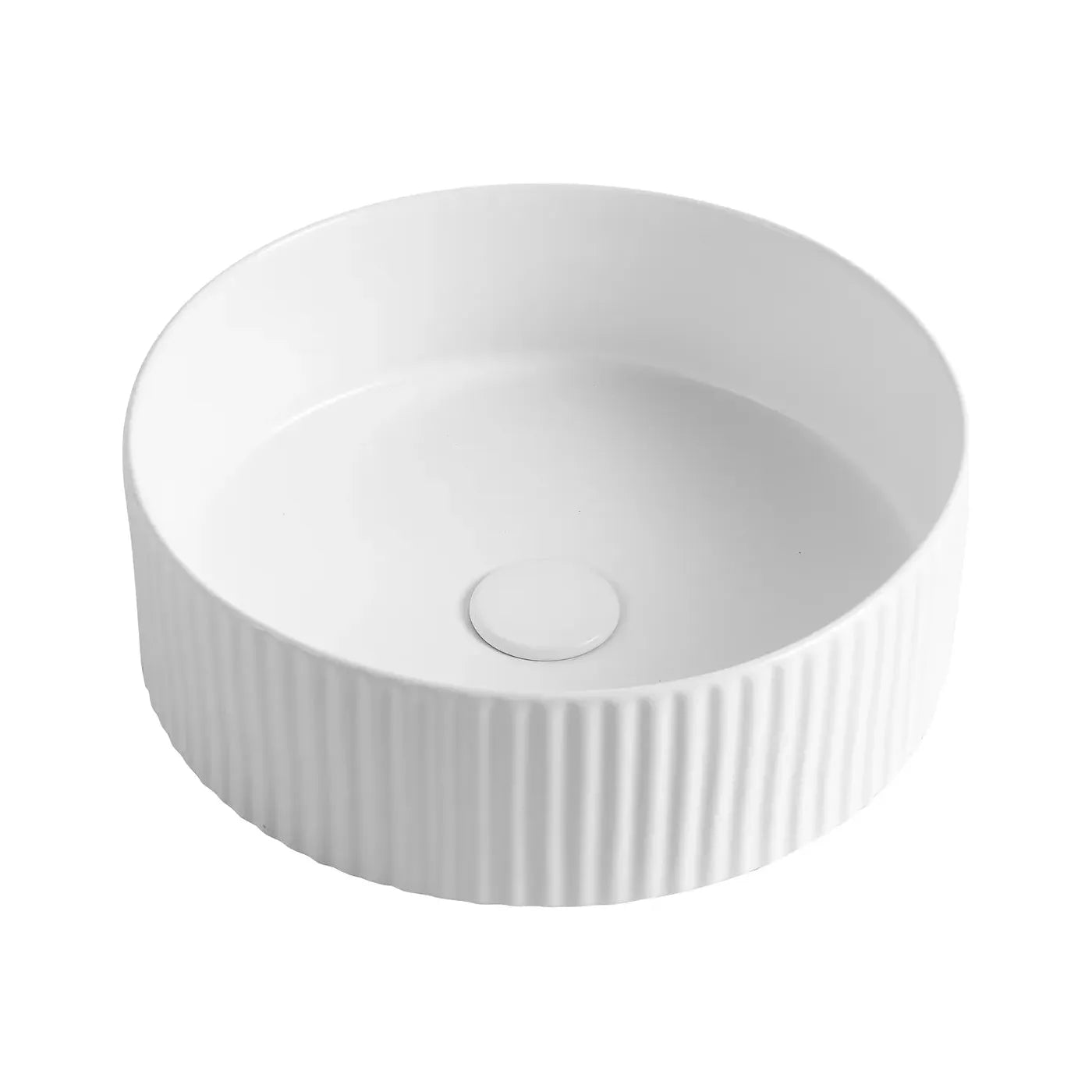 Marlo round fluted basin