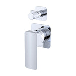 Tono Wall Diverter Mixer, Square Plates