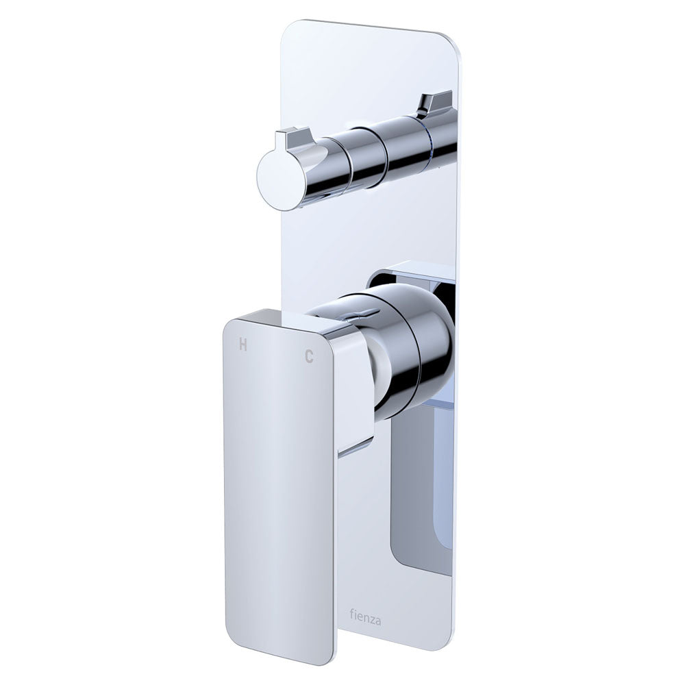 Tono Wall Diverter Mixer, Rectangular Plate