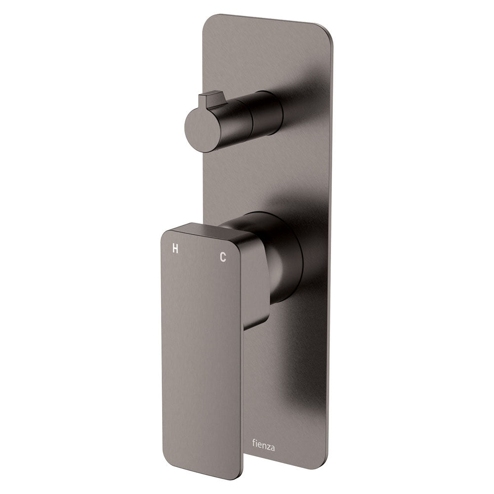 Tono Wall Diverter Mixer, Rectangular Plate