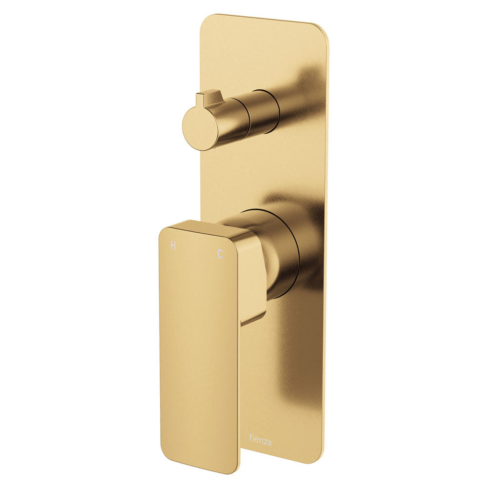 Tono Wall Diverter Mixer, Rectangular Plate