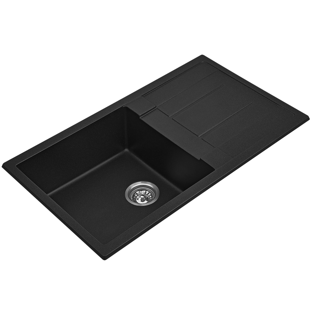 Fomos Black Granite Stone Composite Sink