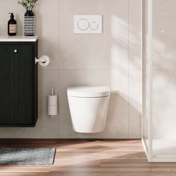 Kaya Hand Towel Rail / Toilet Roll Holder