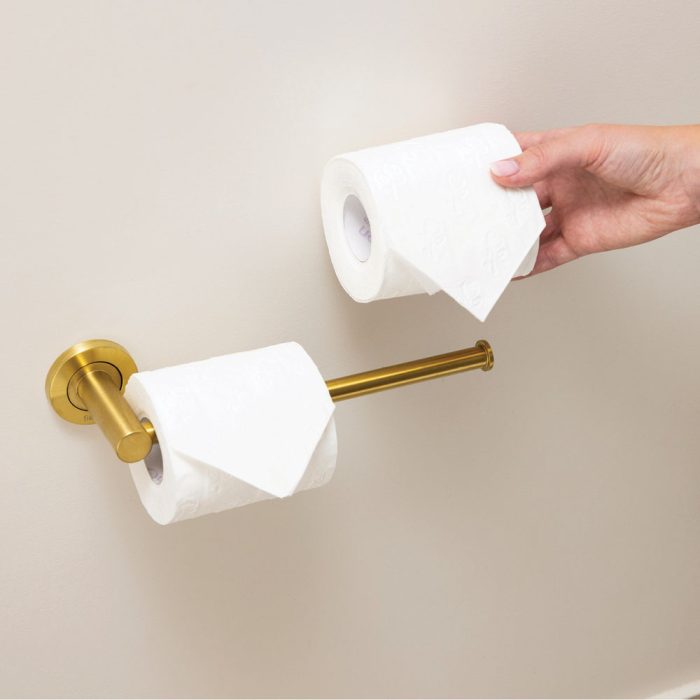 Kaya Hand Towel Rail / Toilet Roll Holder