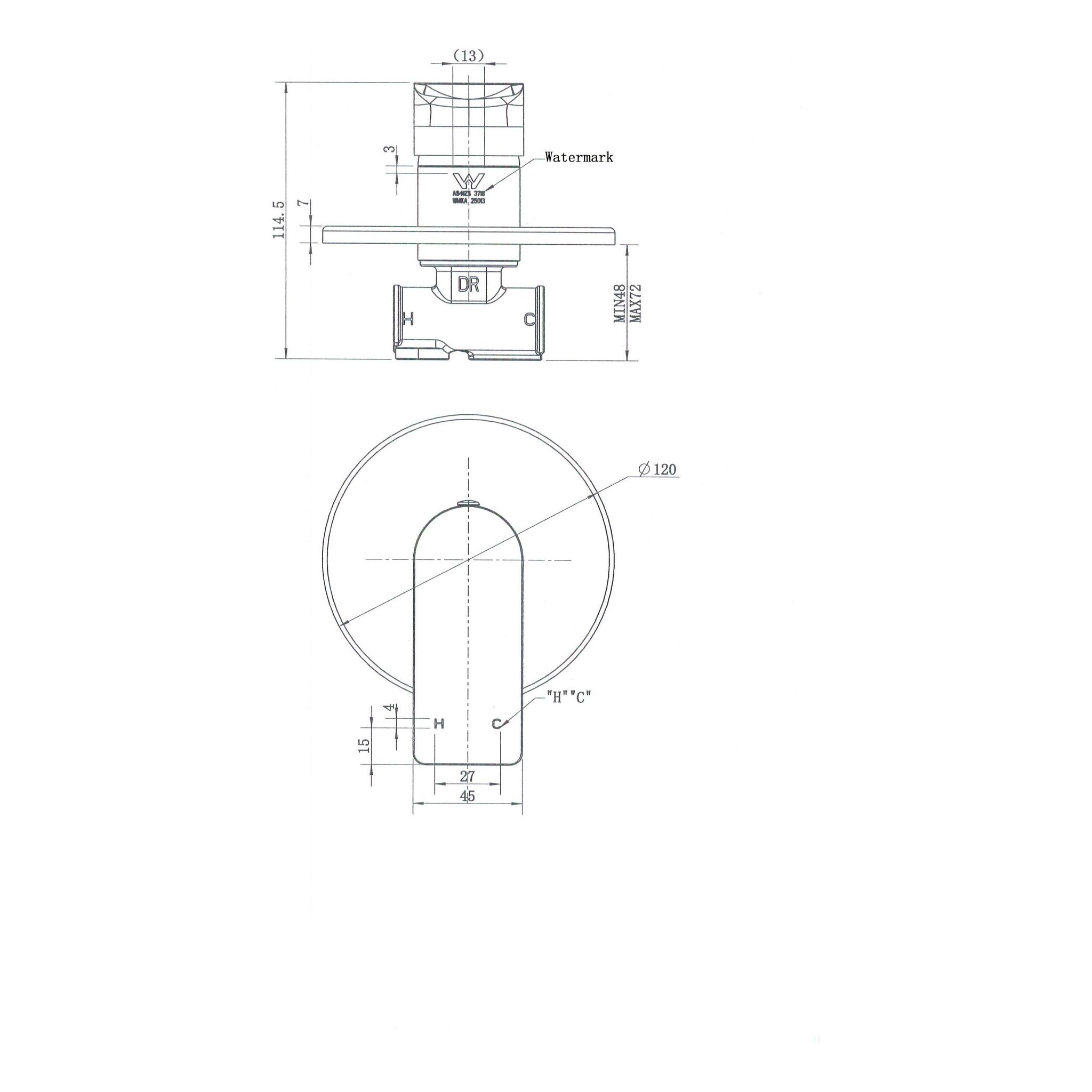 Kiama Shower or Bath Mixer