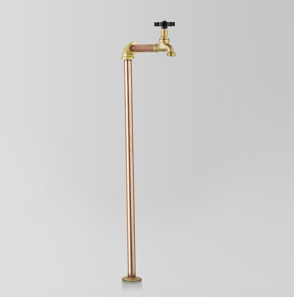 Eden Floor Mounted Pillar Tap