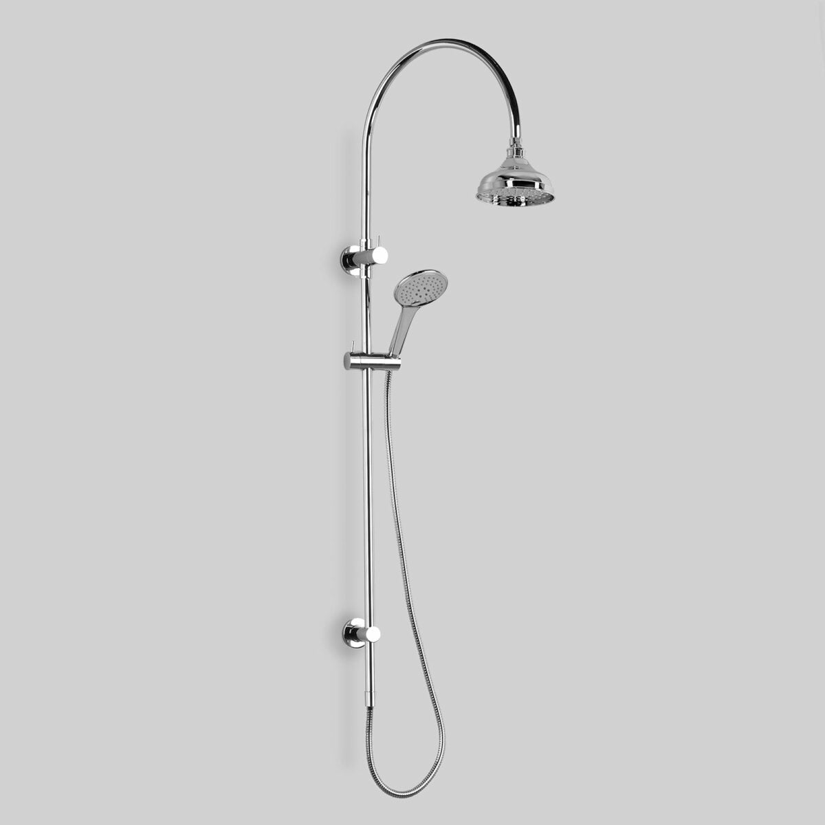 Olde English Signature Exposed Shower with Integrated Diverter, 150mm Rose & Multi-Function Handpiece