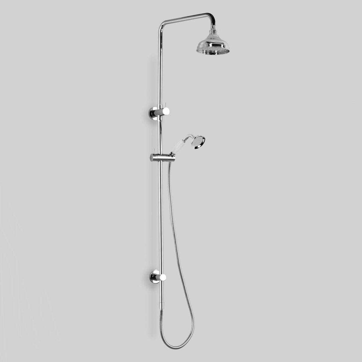 Olde English Signature Exposed Shower with Integrated Diverter, 150mm Rose & Handpiece