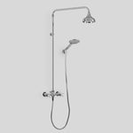 Olde English Shower Set w/ 150mm Shower Head & Multi-Function Hand Shower in Wall-Mounted Holder