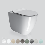 Pura Floor Mounted Swirlflush Toilet Pan with Slim Soft-Close Seat