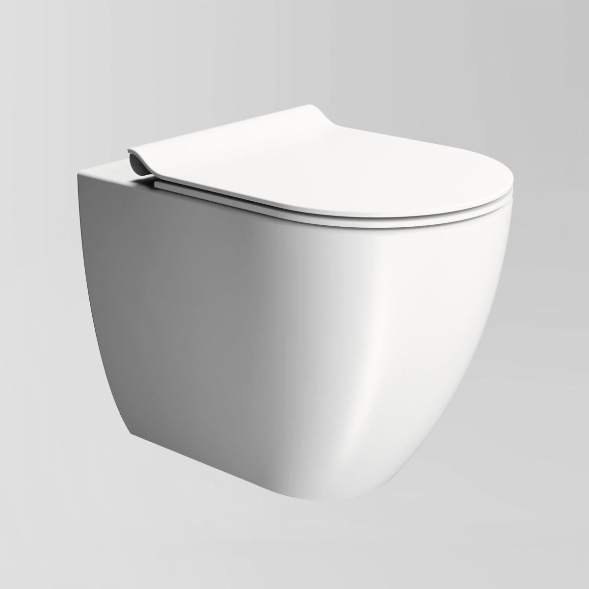 Pura Floor Mounted Swirlflush Toilet Pan with Slim Soft-Close Seat