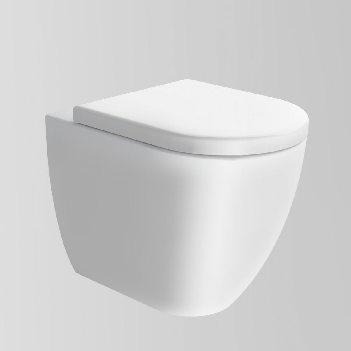 Pura Floor Mounted Swirlflush Toilet Pan with Soft-Close Seat