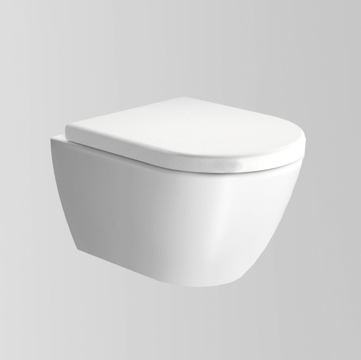 Pura Wall Mounted Swirlflush Toilet Pan with Soft-Close Seat