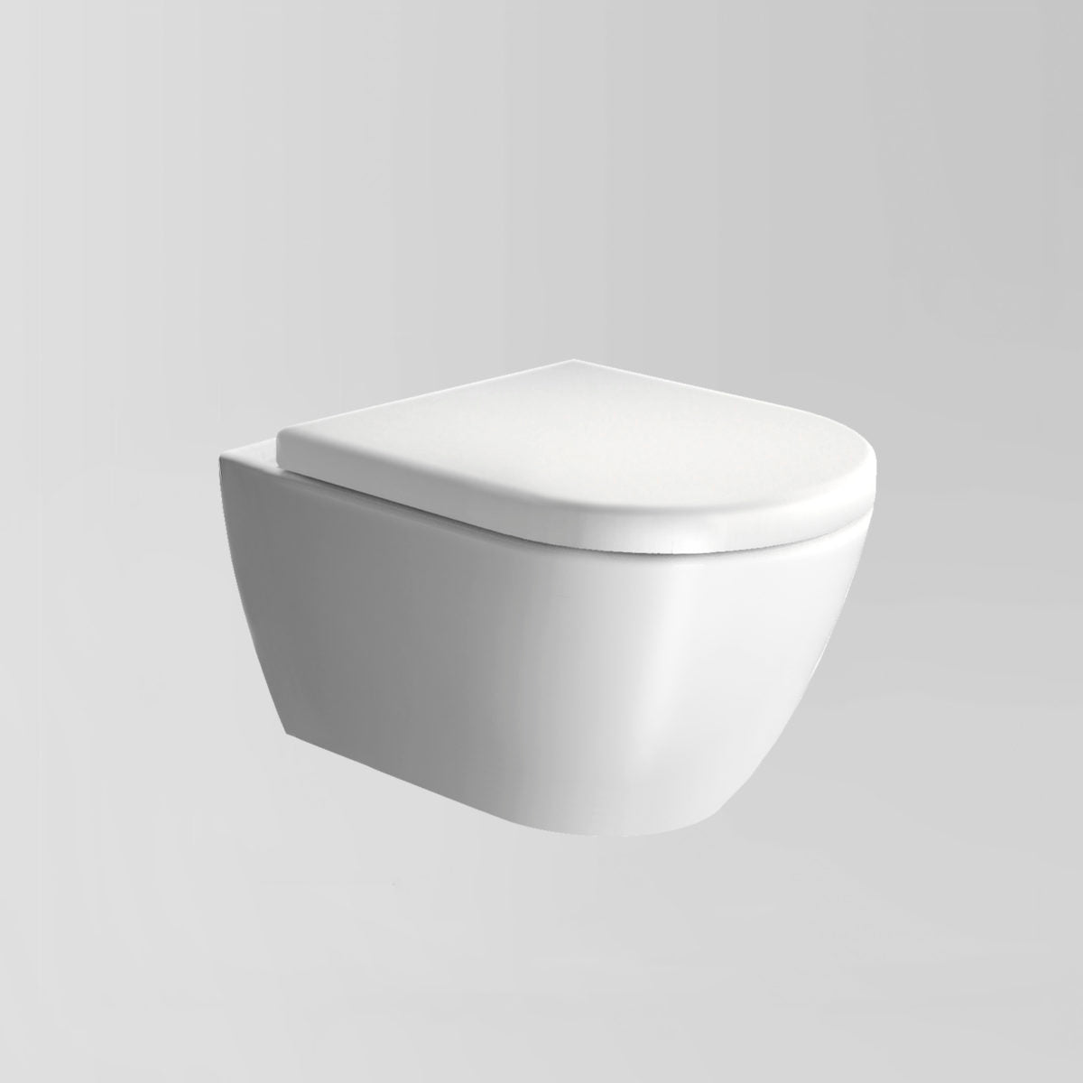 Pura Wall Mounted Swirlflush Toilet Pan with Soft-Close Seat