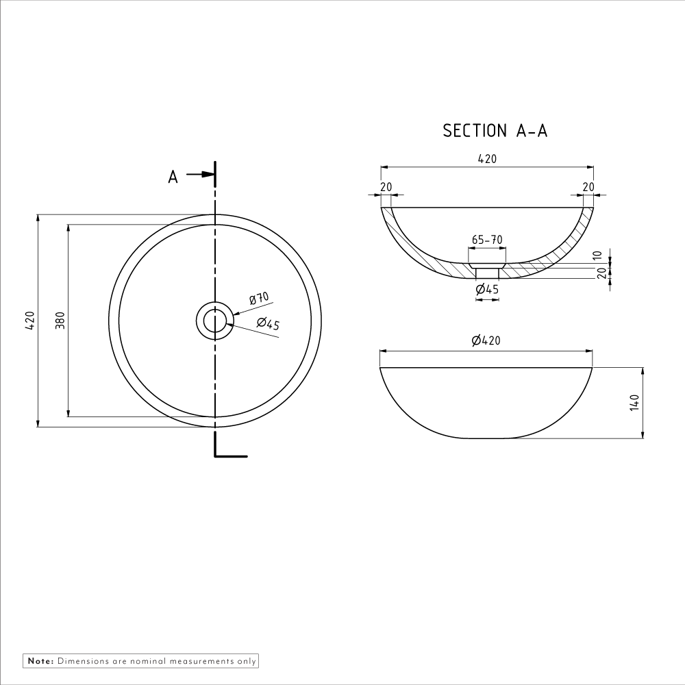 Adria Stone Basin