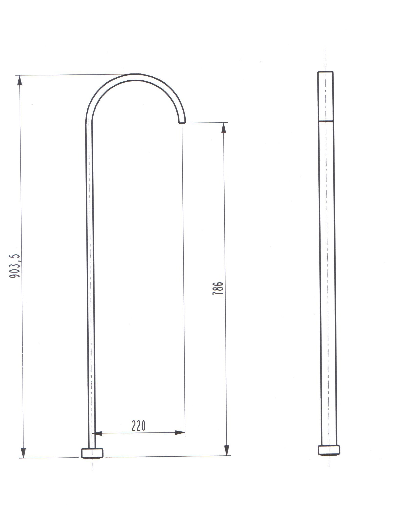 Icon Round Freestanding Bath Spout