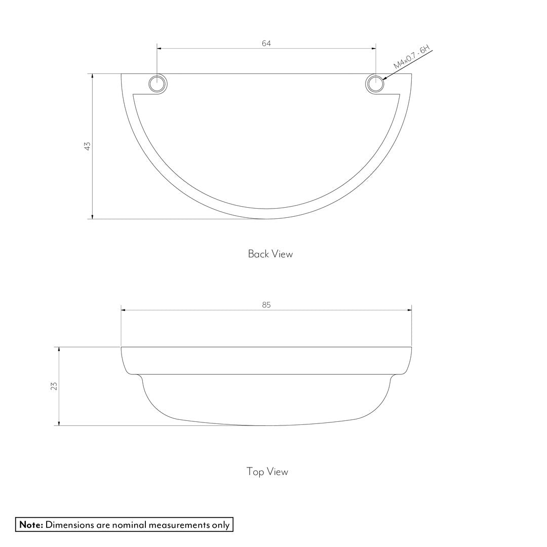 Camille Farmhouse Cabinetry Pull