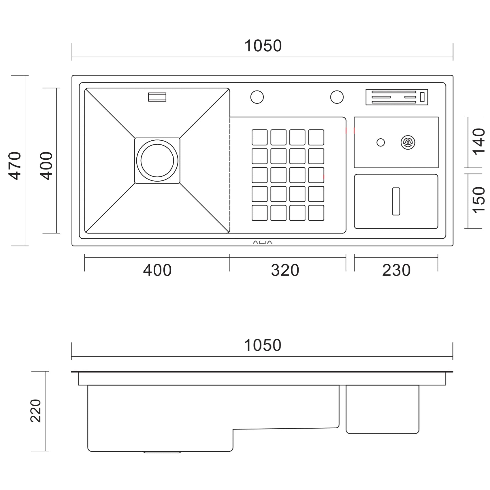 Alia Smart Sink