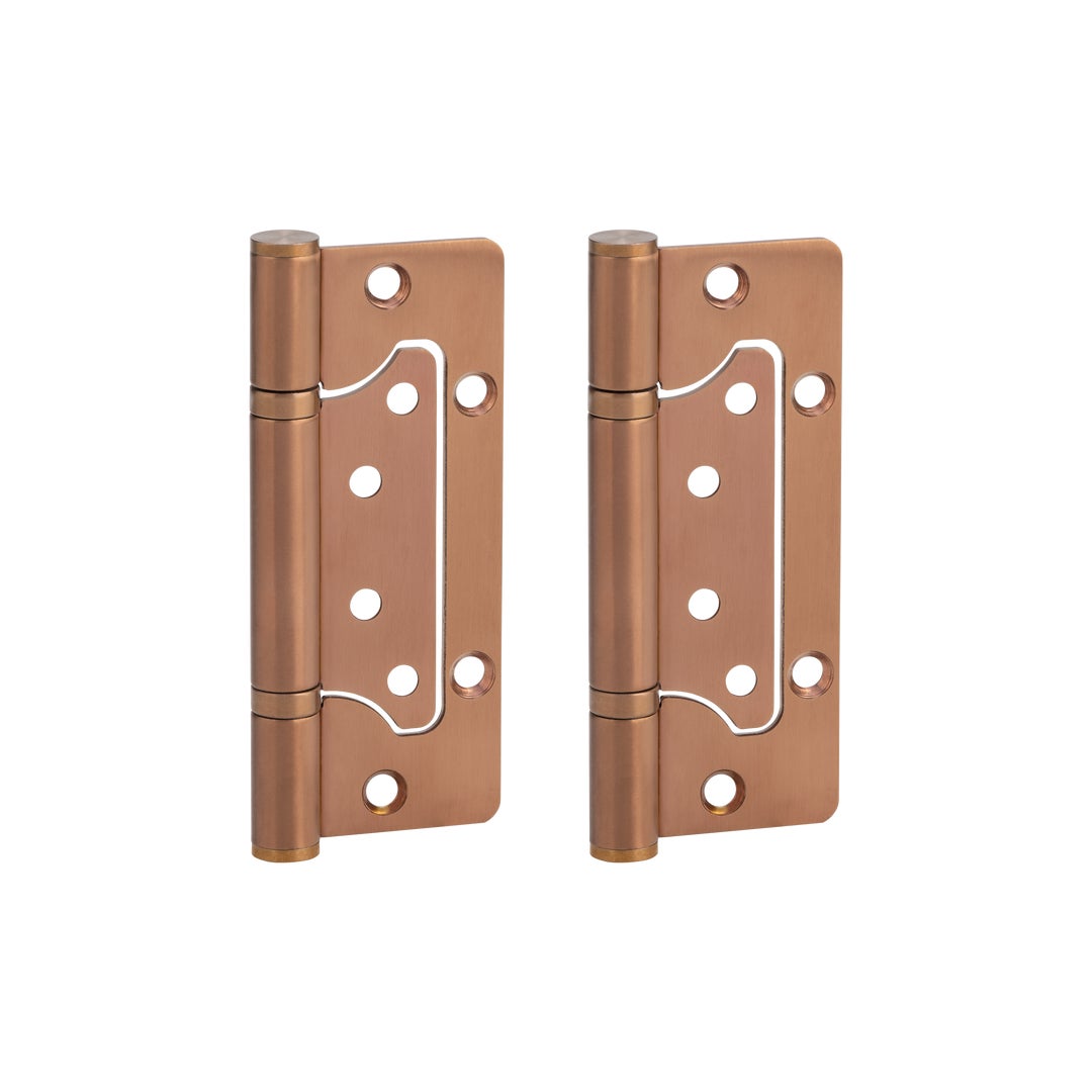 Ellis Flush Door Hinge Pair 130mm