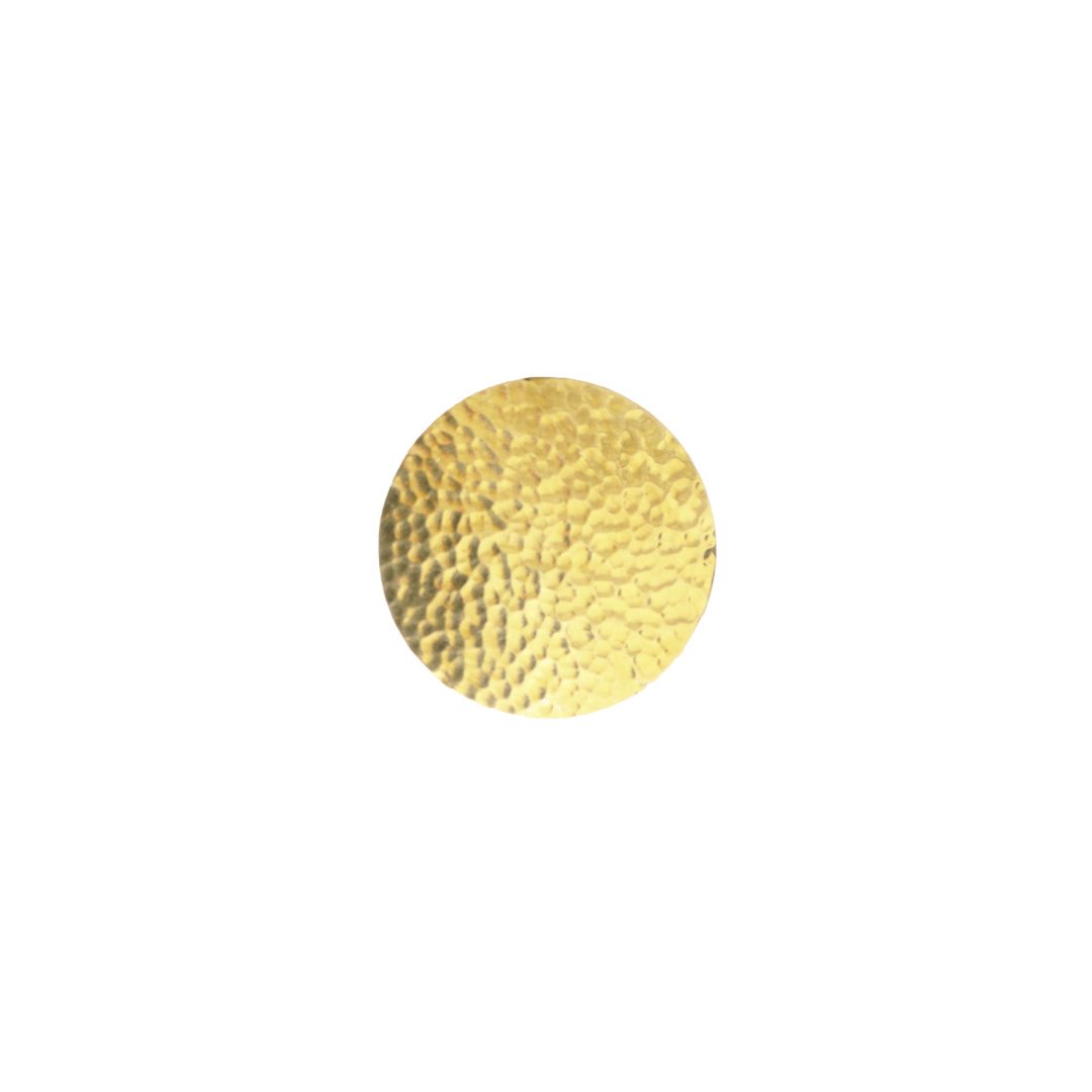 Havana Round Cabinetry Knob - Brushed Brass (DN)