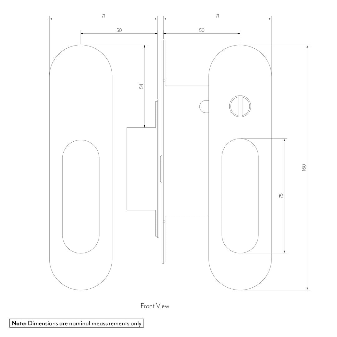 Leroy Sliding Double Door Privacy Set