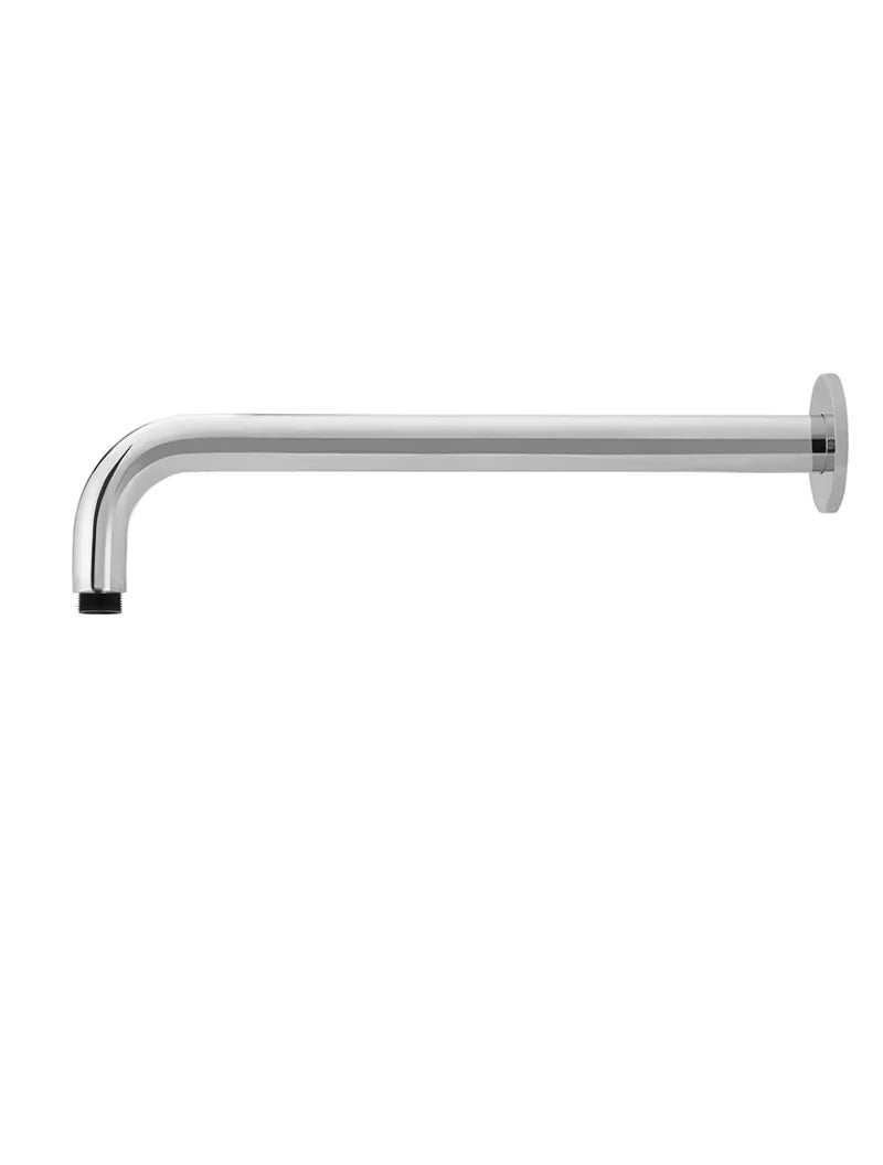 Round Wall Shower Curved Arm 400mm