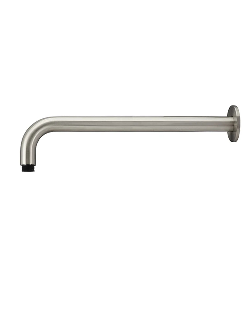 Round Wall Shower Curved Arm 400mm