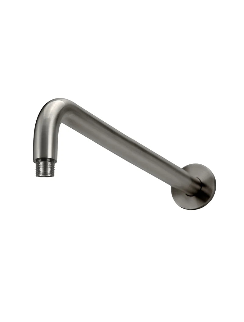 Round Wall Shower Curved Arm 400mm