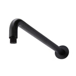 Round Wall Shower Curved Arm 400mm