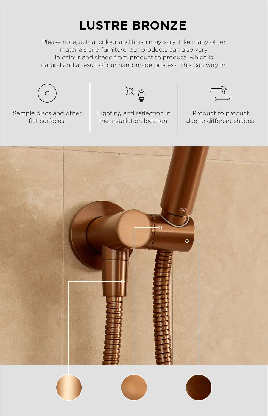 Round Hand Shower With Three-function