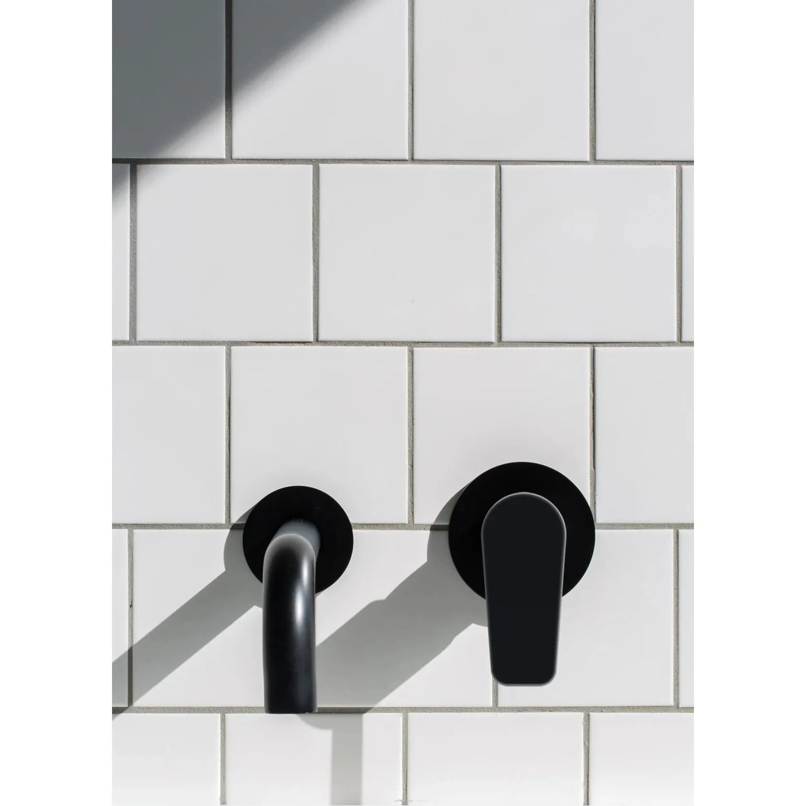 Round Wall Mixer Paddle Handle Trim Kit (In-wall Body Not Included)