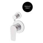 Round Diverter Mixer Paddle Handle Trim Kit (In-wall Body Not Included)