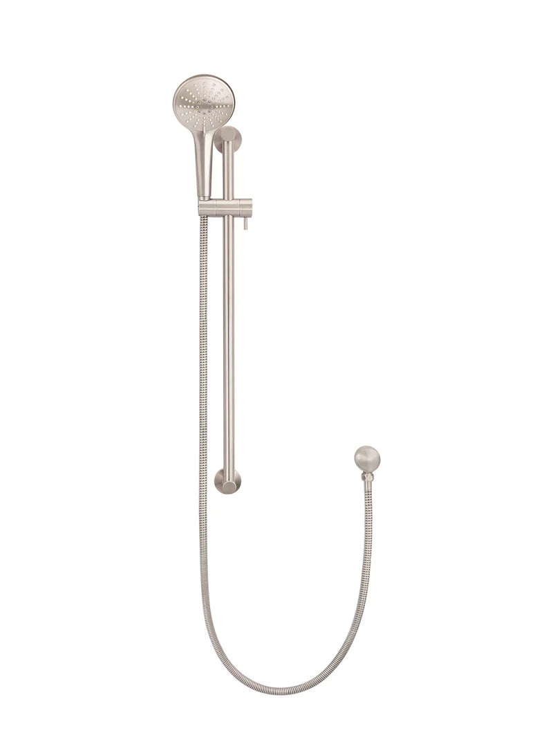 Round Hand Shower On Rail Column With Three Functions