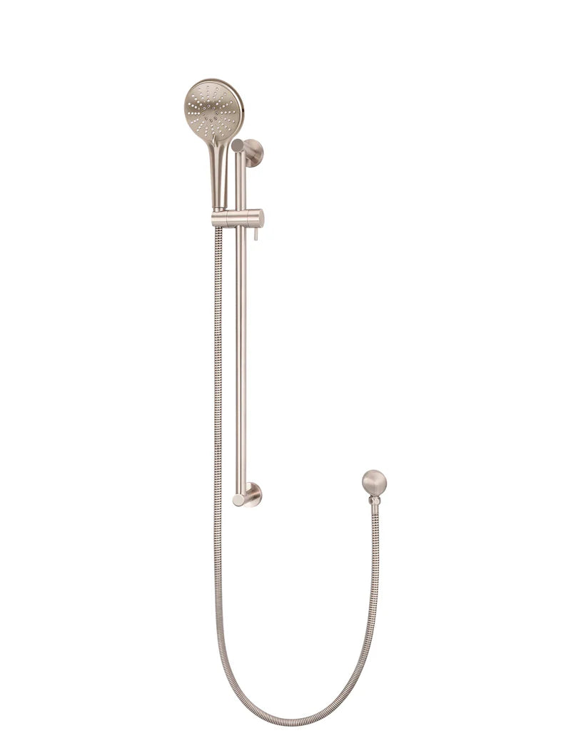 Round Hand Shower On Rail Column With Three Functions