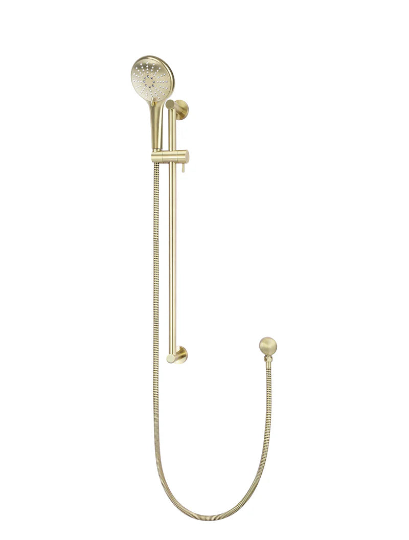 Round Hand Shower On Rail Column With Three Functions