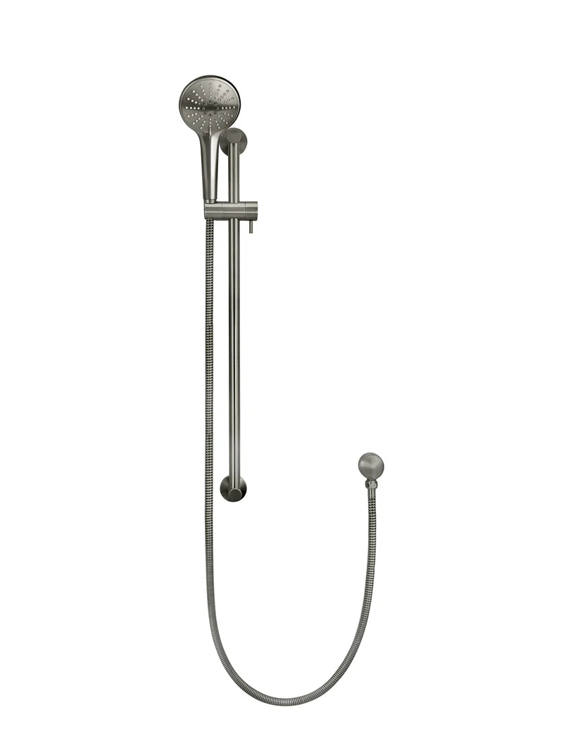 Round Hand Shower On Rail Column With Three Functions