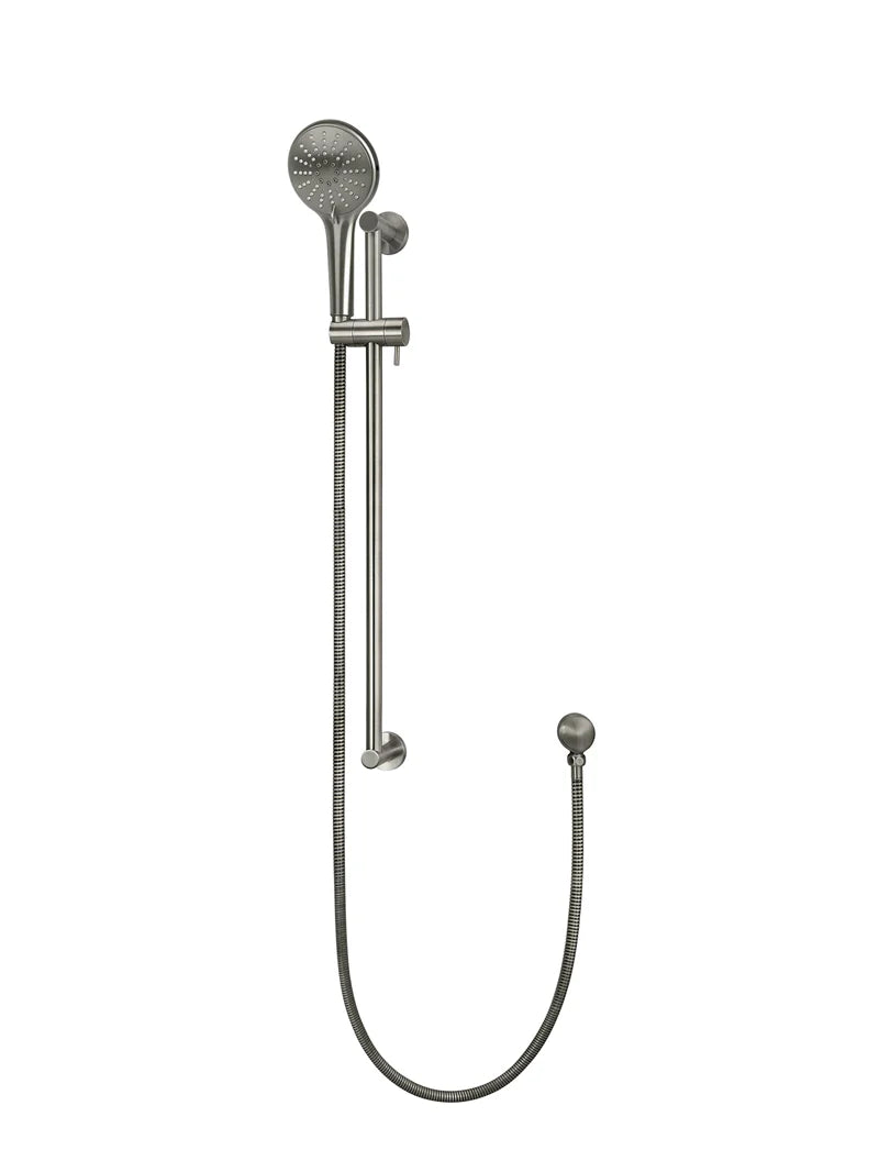 Round Hand Shower On Rail Column With Three Functions