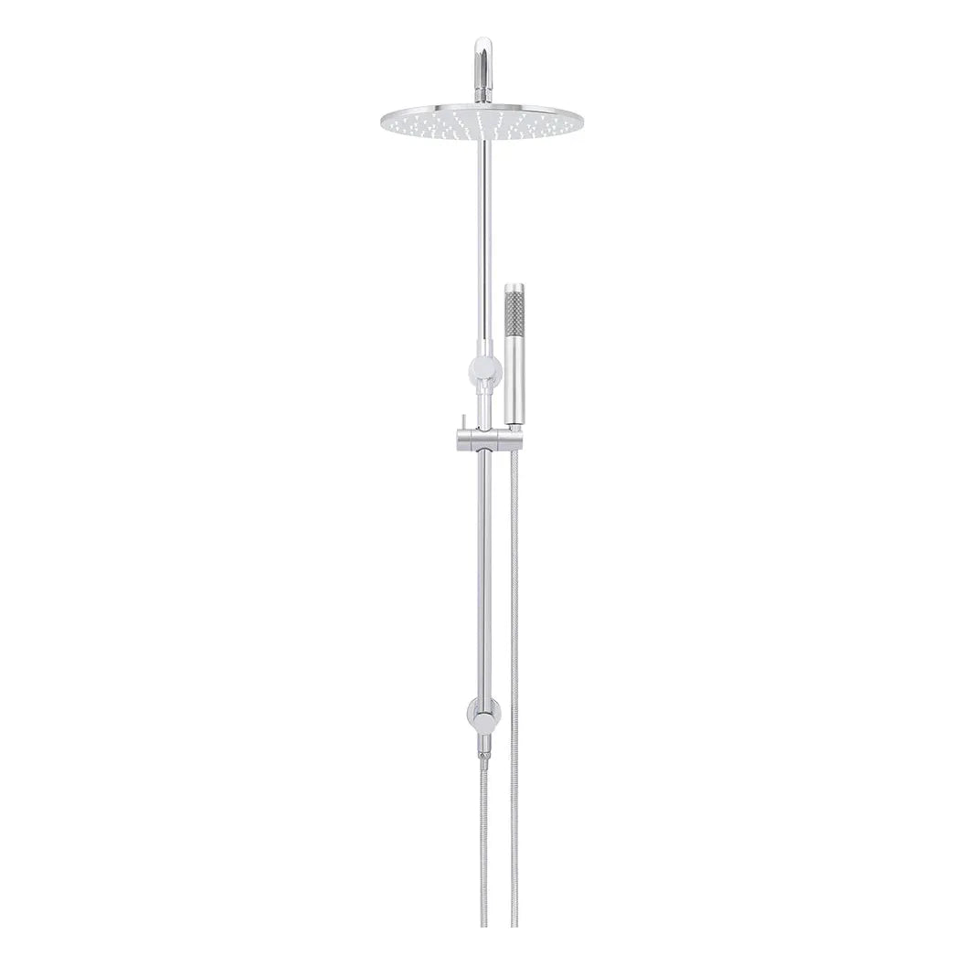 Round Combination Shower Rail, 300mm Rose, Single Function Hand Shower