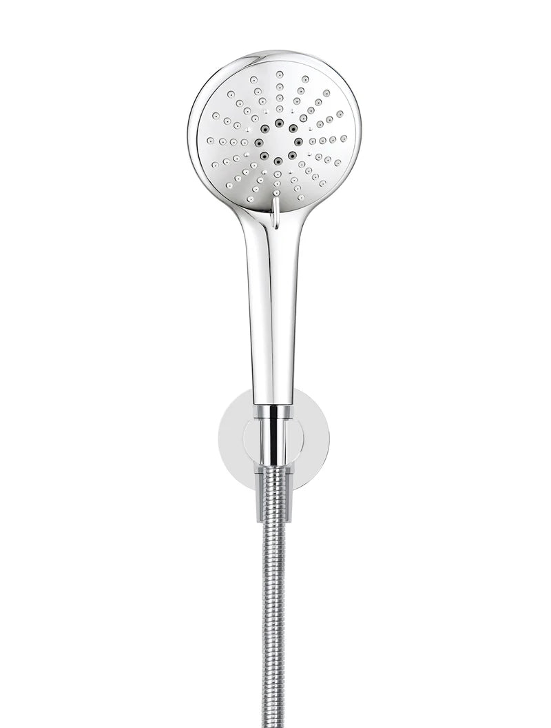 Round Three Function Hand Shower On Fixed Bracket