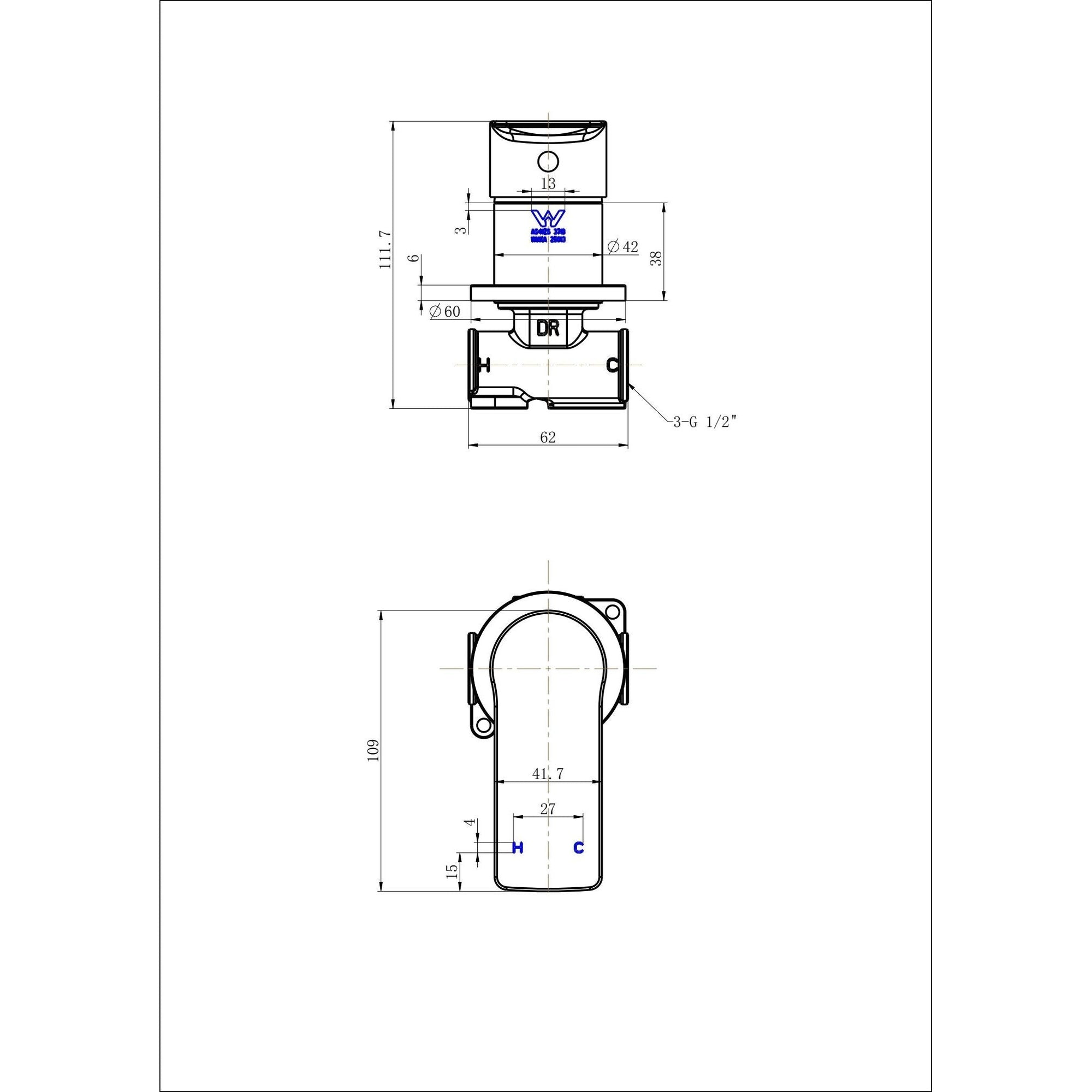 Nova Shower or Bath Mixer