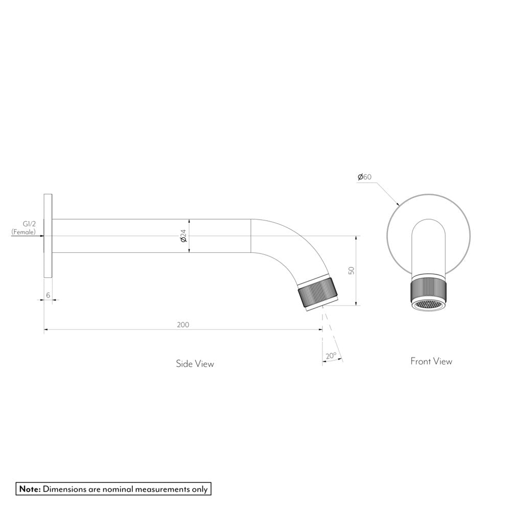 Namika Wall-Mounted Spout