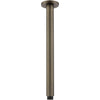 Northcote Antique Brass Round Ceiling Shower Arm 300mm