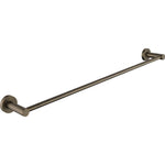 Northcote Antique Brass Round 750mm Single Towel Rail