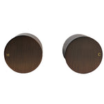 Northcote Antique Brass Round Handle Wall Taps