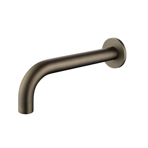 Northcote Antique Brass Round Bath Spout