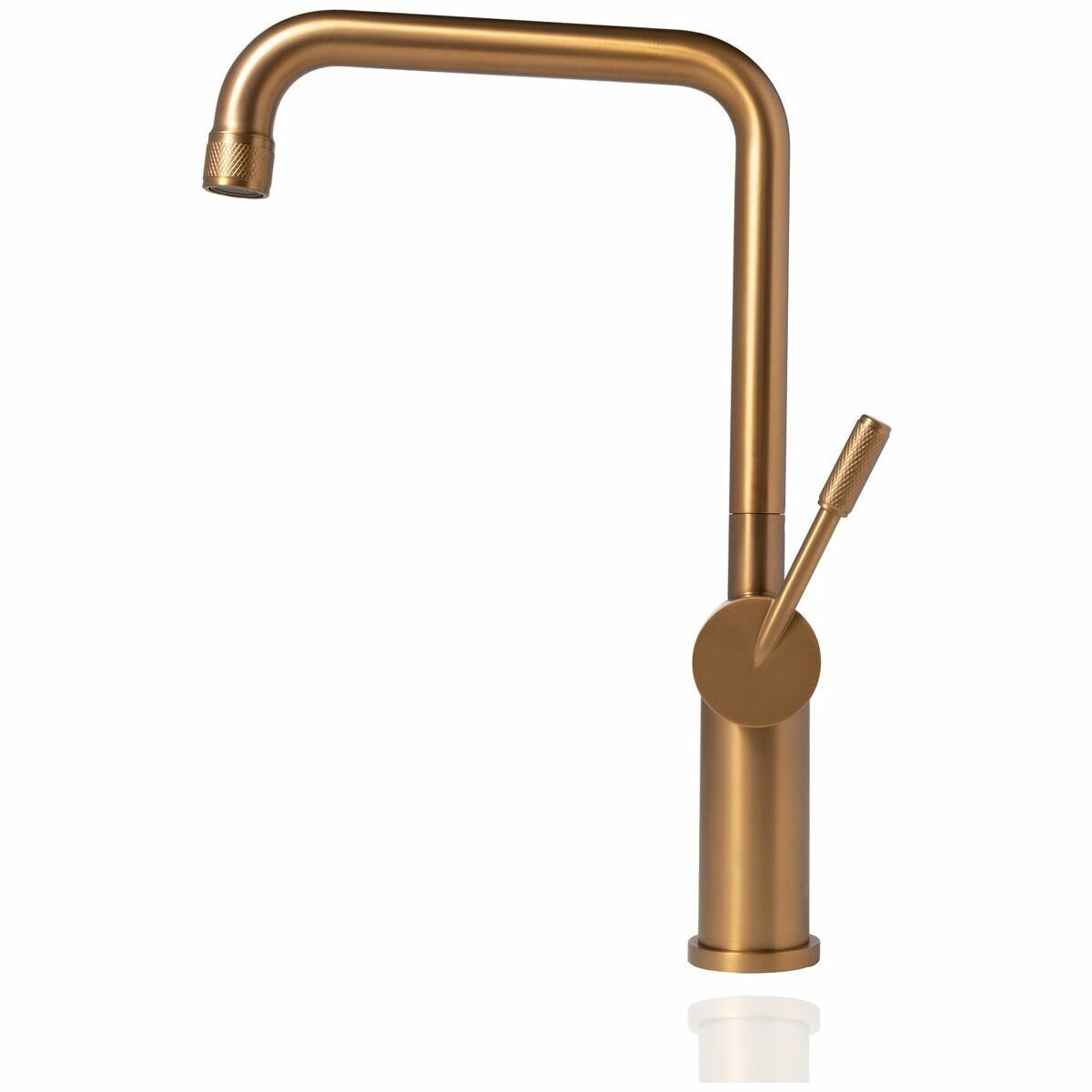 Titan Square Gooseneck Kitchen Mixer